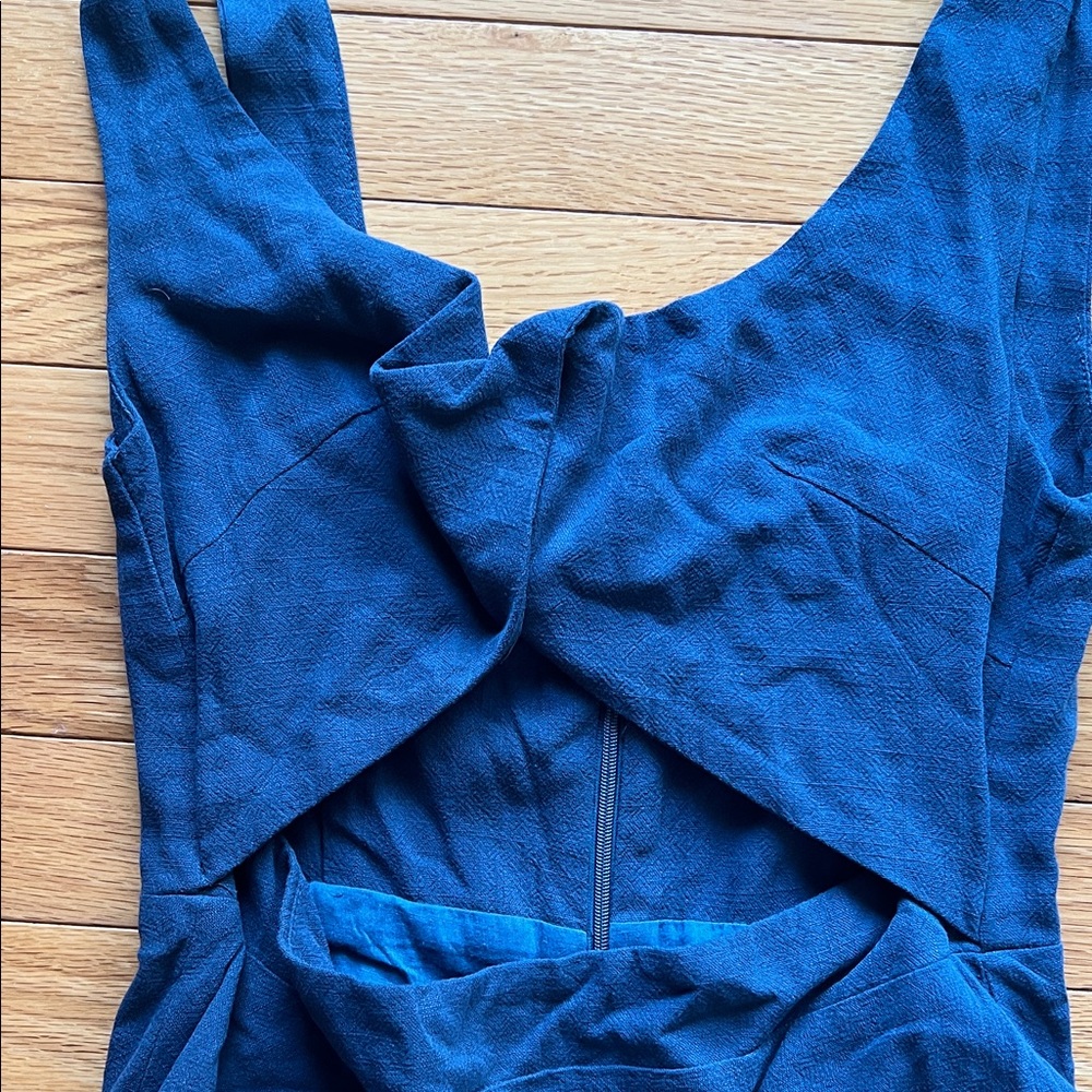 Petal & Pup Navy Maxi Dress - Picture 2 of 4